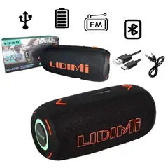 GENERICO - Parlante Portátil Lidimi LD-S650 BT Radio FM Luces