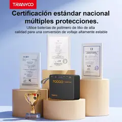 PREMIUM - Power Bank 70000mah Batería Portátil 225w Carga Rápida f17