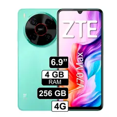 ZTE - Celular Libre V70 Max 6,9" Pulg 256GB 4GB RAM Verde
