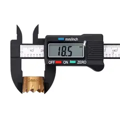 GENERICO - CALIBRADOR DIGITAL ELECTRONICO 150mm FIBRA DE CARBONO