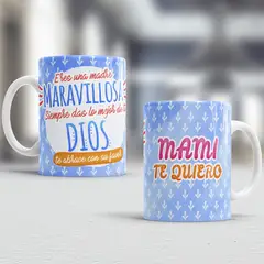 GENERICO - Taza de loza con diseño Día de la Madre 11oz