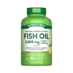 NATURE'S TRUTH - Fish Oil 2400 mg Omega 3 120 Softgels