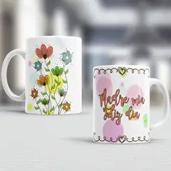 GENERICO - Taza de loza con diseño Día de la Madre 11oz
