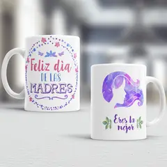 GENERICO - Taza de loza con diseño Día de la Madre 11oz