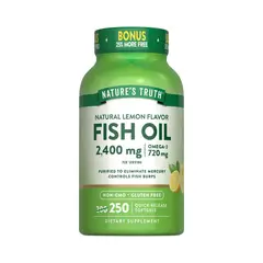 NATURE'S TRUTH - Fish Oil 2400 mg Omega 3 250 Softgels