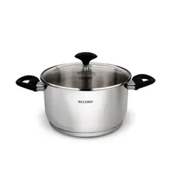 RECORD - Olla acero inoxidable Gia Plus Tapa Vidrio N°22 - 1830220001