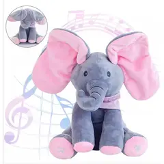 GENERICO - Peluche Elefante Eléctrica Juguetes Bebes Orejas Plegable