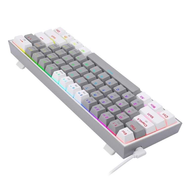 Teclado Fizz Pro K616RGB GREYWHITE