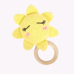 GENERICO - Sonaja 2 en 1 Solcito Amigurumi