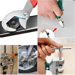 ROSH - Cortador de Vidrio + Set de 2 Llaves Francesas Multiuso