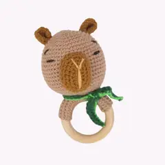 GENERICO - Sonaja 2 en 1 Capibara Amigurumi