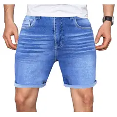 ELEMENT SPECIAL EDITION - SHORT JEANS STRECH HOMBRE CORTE SEMI SLIM FIT CASUAL Y VERSATIL