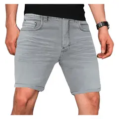 ELEMENT SPECIAL EDITION - SHORT JEANS STRECH HOMBRE CORTE SEMI SLIM FIT CASUAL Y VERSATIL