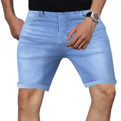 ELEMENT SPECIAL EDITION - SHORT JEANS STRECH HOMBRE CORTE SEMI SLIM FIT CASUAL Y VERSATIL