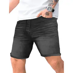 ELEMENT SPECIAL EDITION - SHORT JEANS STRECH HOMBRE CORTE SEMI SLIM FIT CASUAL Y VERSATIL