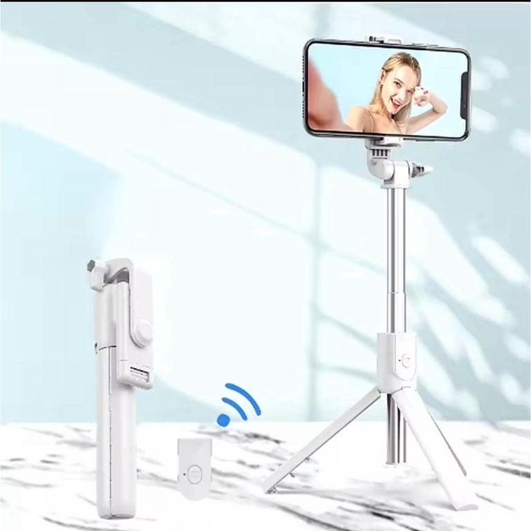 Tripode y Palo Selfie Con Bluetooth Inalambrico