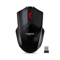 CYBERTEL - Mouse Inalambrico APOLO BLACK CYB M303 WIFI UV