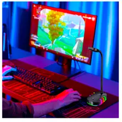 AVATEC - MICRÓFONO GAMER RGB CMP-1001B USB