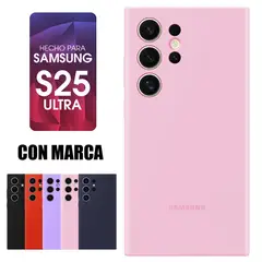 ASIA IMPORT - Silicone Case Para Samsumng S25 Ultra Con Marca