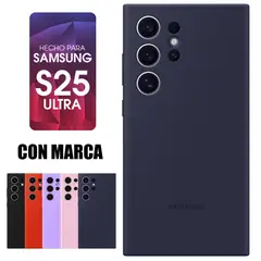 ASIA IMPORT - Silicone Case Para Samsung S25 Ultra Con Marca