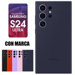 ASIA IMPORT - Silicone Case Para Samsung S24 Ultra Con Marca