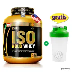 LEVEL PRO - Proteína Isolate Iso Gold Whey 3 KG Vainilla