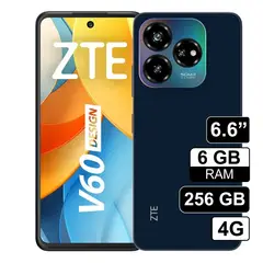 ZTE - Celular Blade V60 Design 4G 256GB 6GB +10GB RAM cámara 50MP+2MP frontal 8MP 66 Pulg azul