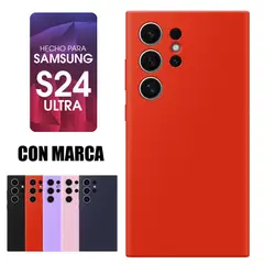 ASIA IMPORT - Silicone Case Para Samsung S24 Ultra Con Marca