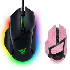 RAZER - Mouse Gamer Basilisk V3 y Pegatincas antideslizantes Rosa