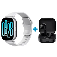 XIAOMI - Smartwatch Redmi Watch 5 Active Gris + Audífonos Redmi Buds 6 Active