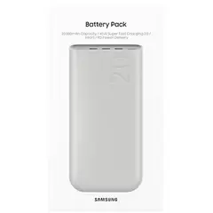 SAMSUNG - Batería Power Bank 20000mah 45w Carga Rápida - Beige