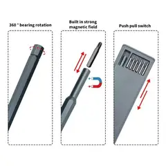 OEM - Kit Destornillador Magnetico Precision 25 en 1 Hogar iPhone