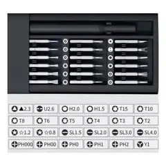 OEM - Kit Destornillador Magnetico Precision 25 en 1 Hogar iPhone