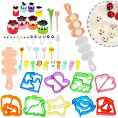 GENERICO - Kit de cocina infantil con moldes de formas divertidas para sándwiches