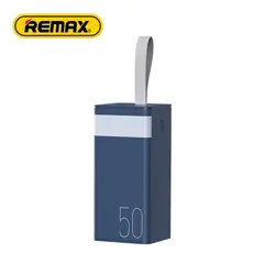 REMAX - CARGADOR PORTÁTIL  with Light 50000 mAh 20W+22.5W CARGA RAPIDA, BLANCO