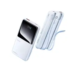 REMAX - CARGADOR PORTÁTIL  with Light 20000 mAh 20W+22.5W CARGA RAPIDA BLANCO