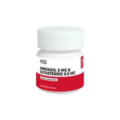 GENERICO - Minoxidil 5 mg & Dutasteride 05 mg x 60 caps Dermo Sumak