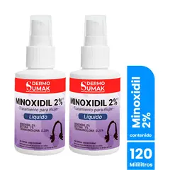 GENERICO - Loción Minoxidil Mujer 2% - Dermo Sumak 2 Uni