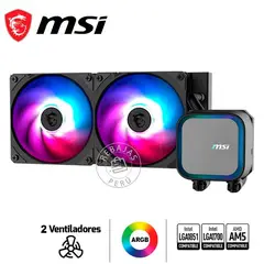 MSI - MAG CORELIQUID A13 240 ARGB Líquido 2 Fans 240mm Intel/AMD