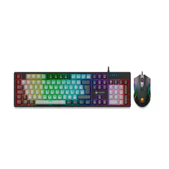 ANTRYX - KIT GAMING TECLADO MECANICO + MOUSE GC-5600 BLACK RED SWITCH