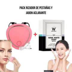 ROHS - Pack Brillo Natural Masajeador Facial + Jabón Aclarante