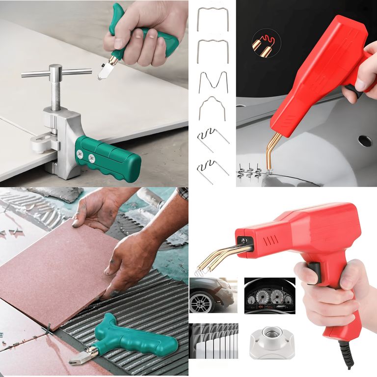 Cortador Vidrio + Soldador Plástico ¡Ideal para Reparar