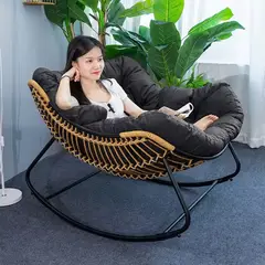 GENERICO - SILLA MECEDORA NEGRO