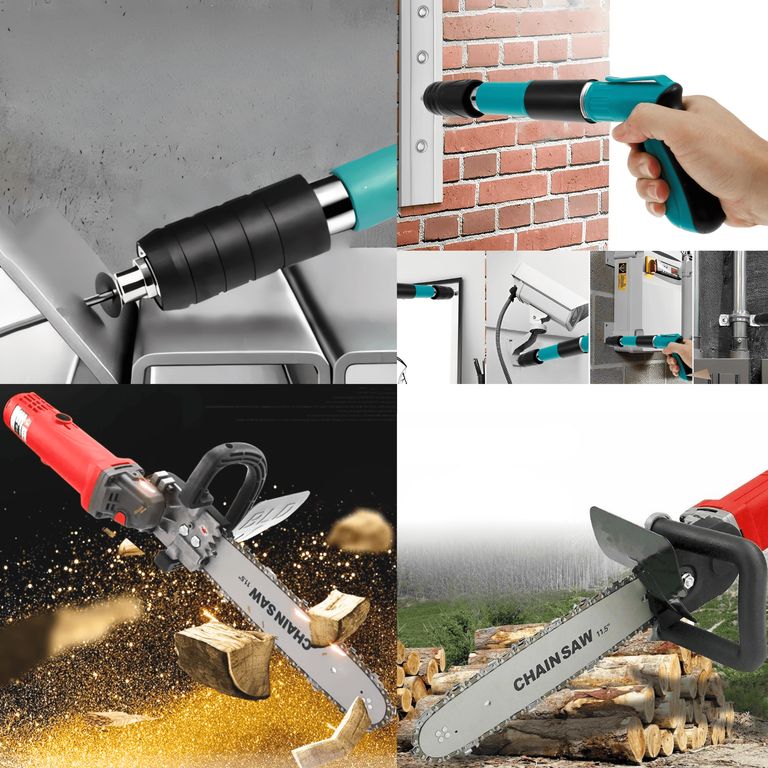 Adaptadores Top Pistola de Clavos + Adaptador Motosierra