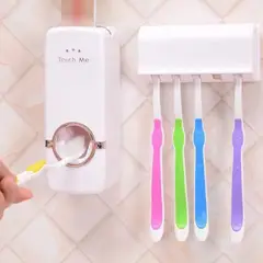 GENERICO - Dispensador automatico de pasta dental porta cepillos
