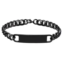 GENERICO - Esclava Titanio Negro Hombre