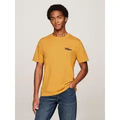 TOMMY HILFIGER - CAMISETA M/C HILFIGER CHAINSTITCH TEE