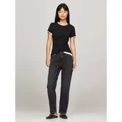 TOMMY HILFIGER - CAMISETA W S/S CREW NEW FAVE CORE TH