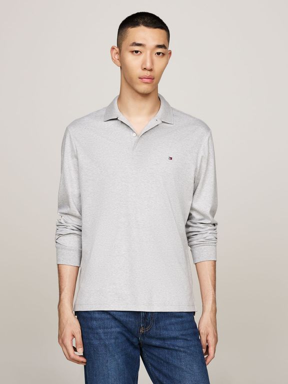 POLO L/S LIQUID COTTON REG POLO