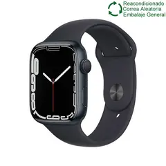 APPLE - Watch Series 7 45mm GPS - Negro Reacondicionado Semi Nuevo